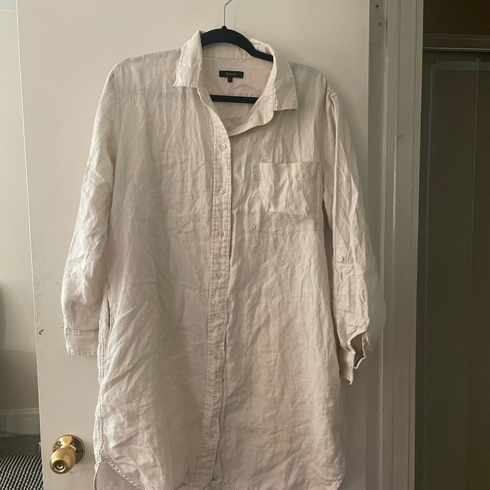 Quince Button-Up Dress